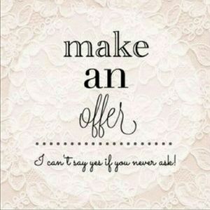 Reasonable offers welcome!